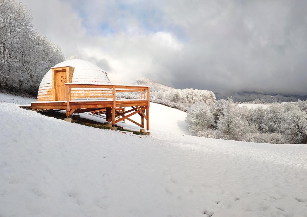 Hotel burbuja Irati Barnean