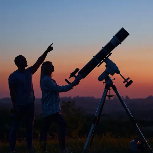 Telescopio en pareja